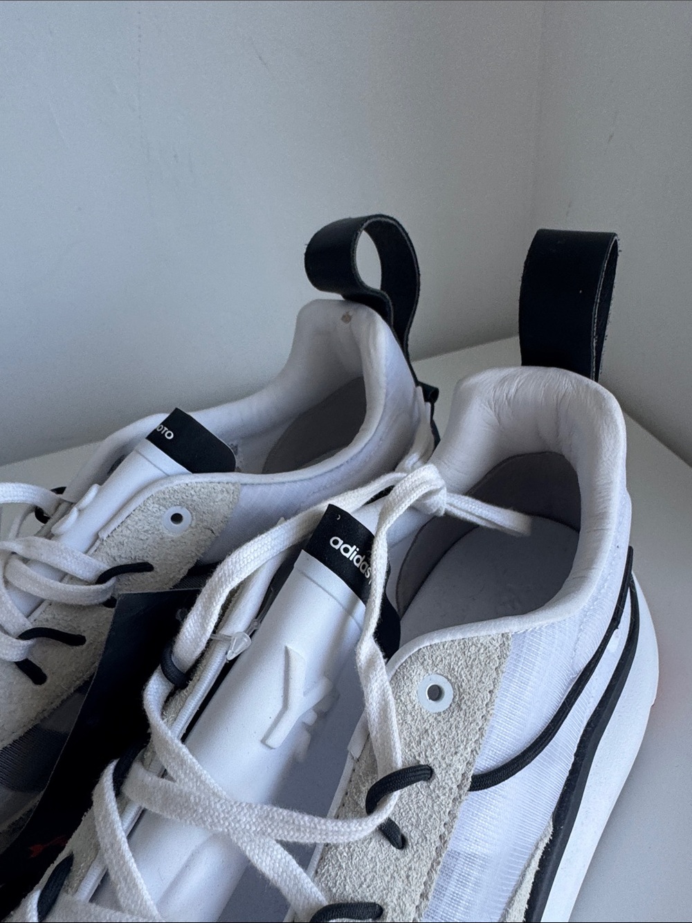 Yohji Yamamoto Y-3 White and Black Men's Sneakers - Picture 12 of 17